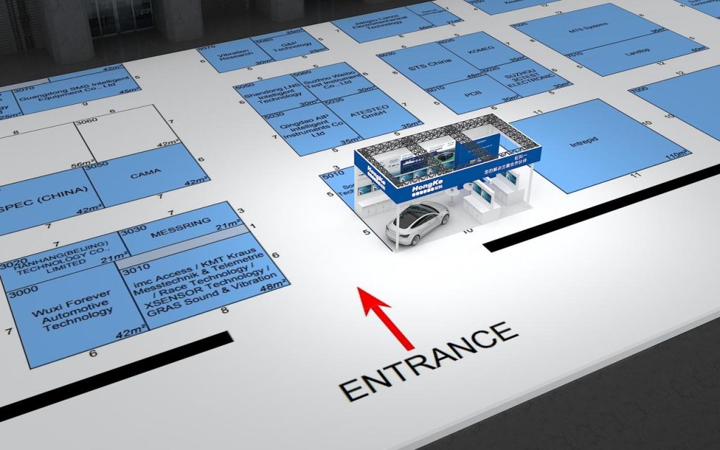 汽車測試展位置指引